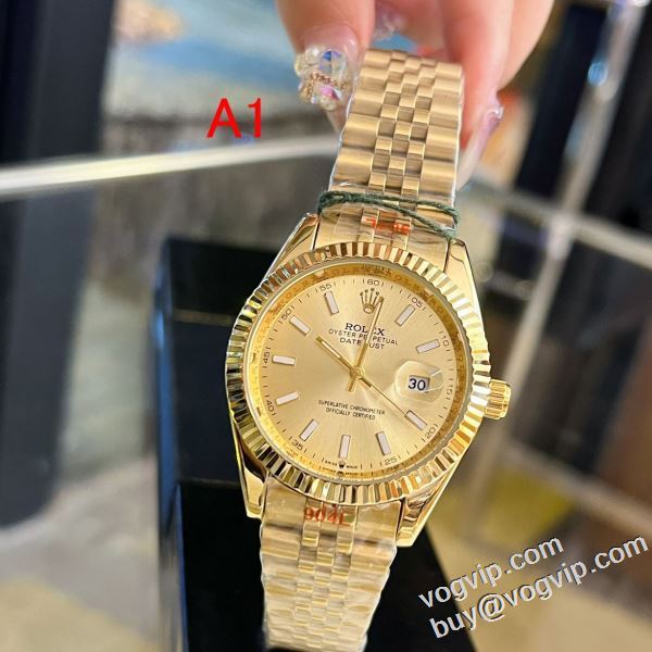 最高品質のブランドコピー専門店 活用できるアイテム ロレックス ROLEX 輸入クオーツムーブメント 5色可選 2024激安大特価定番人気