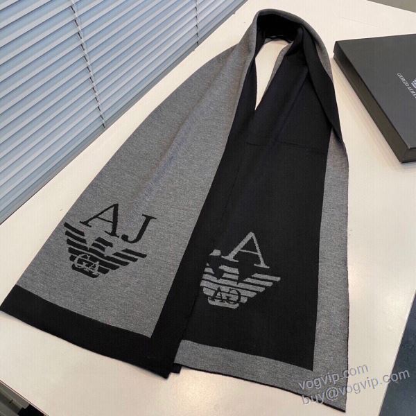 アルマーニ ARMANI 海外セレブ愛用 マフラー 2色可選 高品質なスーパーコピー商品 2024爆買い大人気
