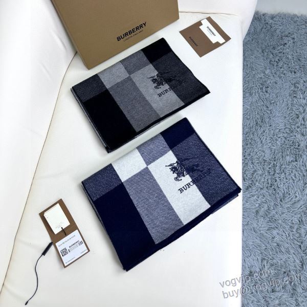主役になる存在感 バーバリー BURBERRYコピー マフラー 2色可選 2024年モデル入荷 180*32cm