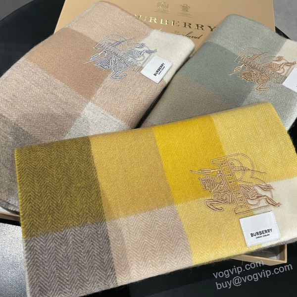 バーバリー BURBERRY 業界高品質スーパーコピー 2024お買い得新作 マフラー 3色可選 高級感ある