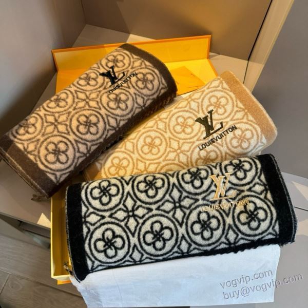 ルイ ヴィトン マフラー 3色可選 大好評 vogブランド コピー 優良店 LOUIS VUITTON 2024大特価！