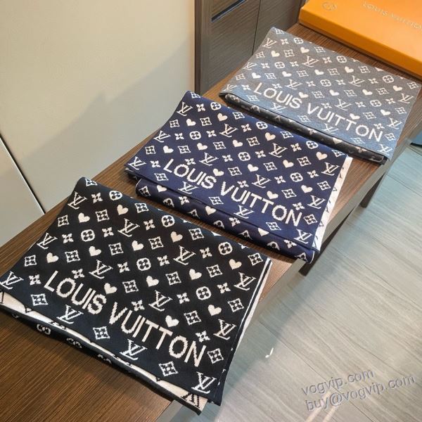 コピー ブランド LOUIS VUITTON マフラー 数に限りがある ルイ ヴィトン 3色可選 2024品質保証定番人気