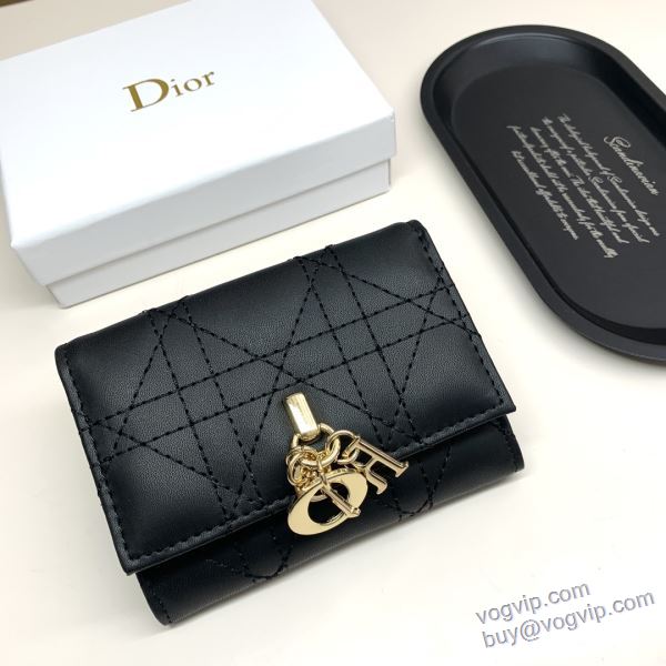 肌触りの気持ちい? 2024品質保証高品質 ディオール DIOR 財布 小銭入れ 二つ折り財布 4色可選 人気スーパーコピーブランド