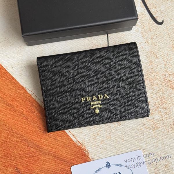 セレブ愛用の超人気商品 PRADAコピー ブランド 2024お買い得限定セール プラダ 財布 二つ折り財布 2色可選