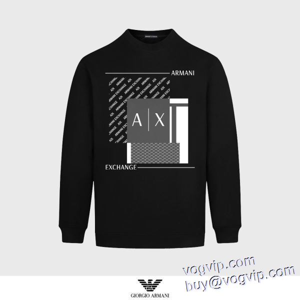 アルマーニ ブランドコピー専門店偽物口コミ最高級スーパーコピー 2色可選 ARMANI アウトドア系 ファッション 人気 2024大注目 プルオーバーパーカー