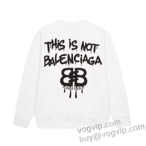 プルオーバーパーカー 柔らかな質感 2024新品 バレンシアガ BALENCIAGA ブランドコピー専門店 2色可選 トップス 防寒 暖かい あったか 秋