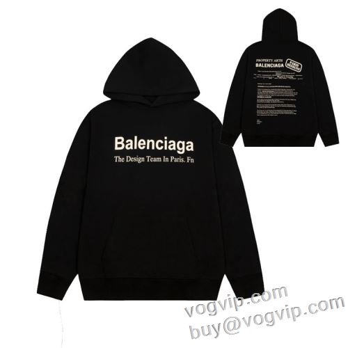 スーパーコピー激安市場直営店 バレンシアガ BALENCIAGA 著名人の着用 2024年モデル入荷 パーカー 2色可選 秋の定番