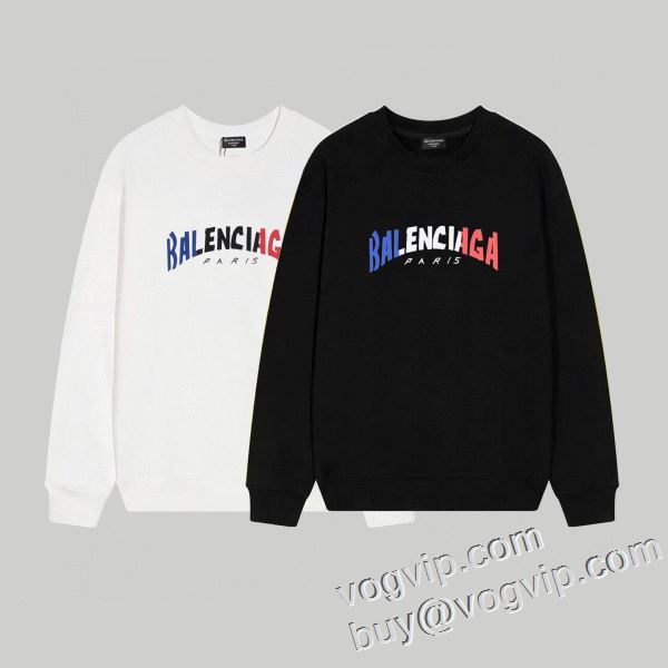 高級感ある スーパーコピー信用できるサイト バレンシアガ BALENCIAGA プルオーバーパーカー 2色可選 2024お得人気セール