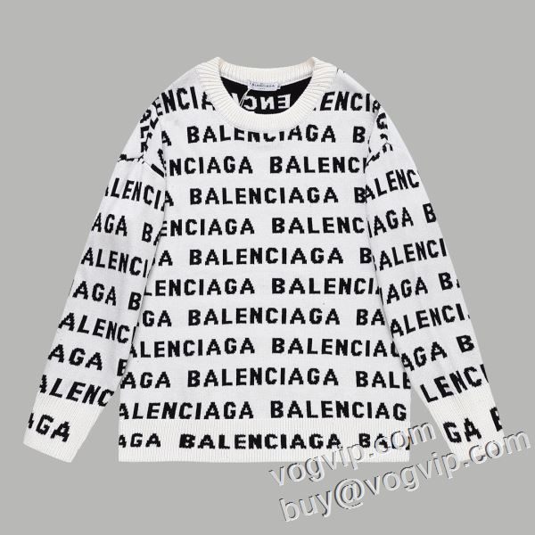 高級感ある バレンシアガ セーター BALENCIAGA コピー ブランド 2024お買い得セール 適度な厚みで、アウターを着てもごわつきを感じません