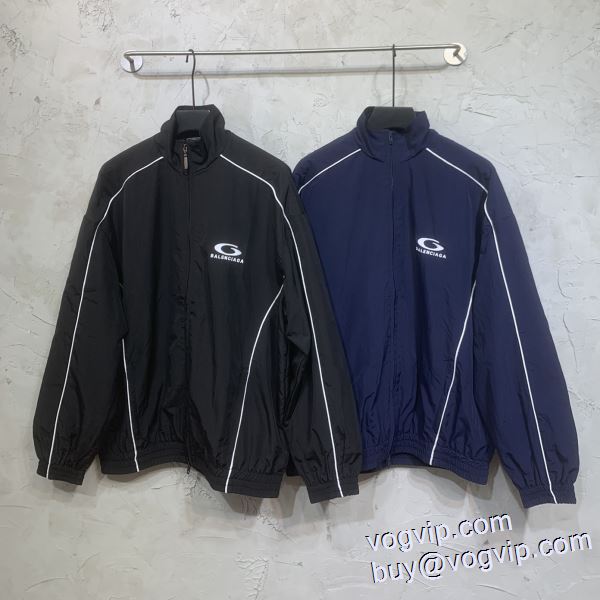 バレンシアガ 着心地抜群 2024お得100%新品 ブルゾン ちょうどいい丈感 BALENCIAGAスーパーコピー 激安 2色可選