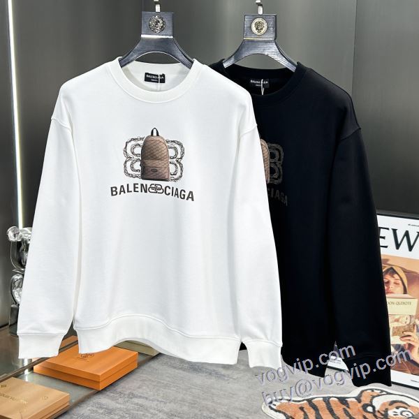 2024お買い得本物保証 コピー 商品 販売 バレンシアガ BALENCIAGA プルオーバーパーカー 2色可選 大人っぼい