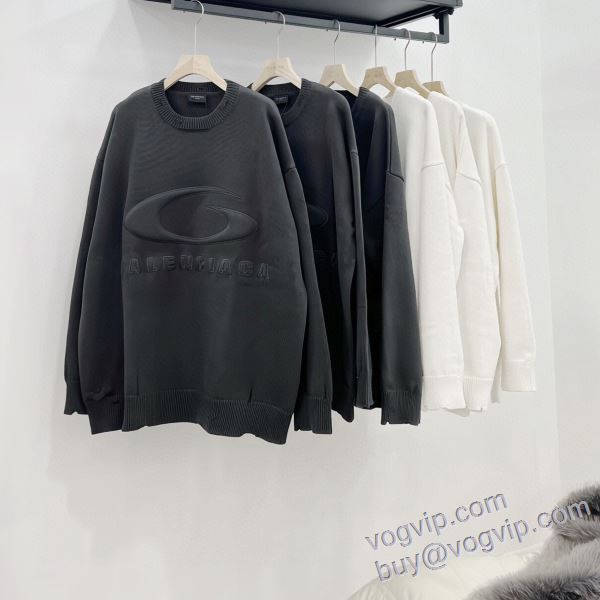 大絶賛!ブランド 偽物 通販 2024品質保証安い ニット セーター 2色可選 バレンシアガ BALENCIAGA