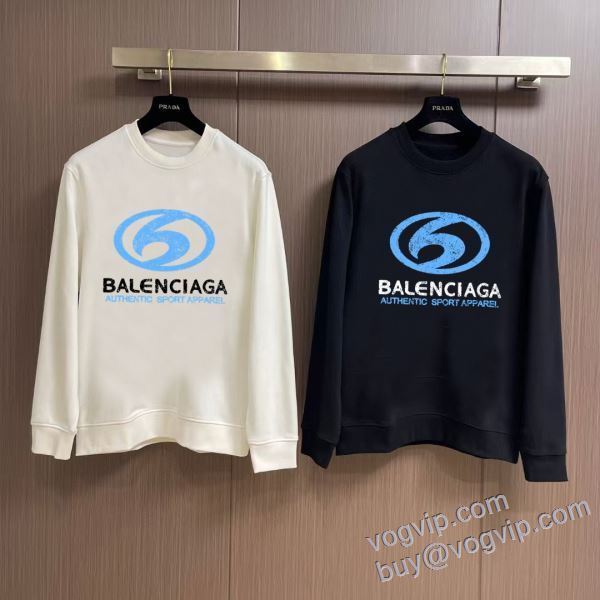 ブランドスーパーコピー 大人キレイに仕立てる バレンシアガ BALENCIAGA プルオーバーパーカー 2色可選 2024期限限定!