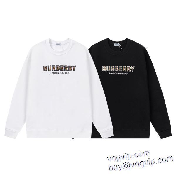 BURBERRYコピーブランド 2色可選 程よい厚み 2024爆買い低価 プルオーバーパーカー バーバリー 大絶賛の履き心地!