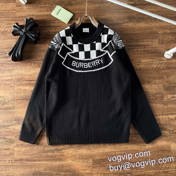 ニットウェア 長く愛用できる 2色可選 人目を惹くデザイン バーバリー BURBERRYコピー 2024高評価