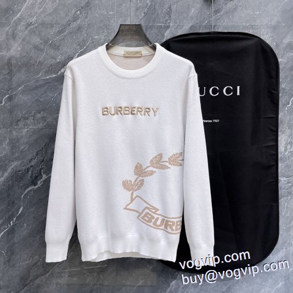 バーバリー 2024海外販売 プルオーバーパーカー BURBERRYコピー ブランド 2色可選 鮮やかな配色 可以通用