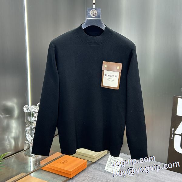 バーバリー 2024海外通販 ニットウェア 5色可選 個性的 BURBERRYブランドスーパーコピー おしゃれな装い