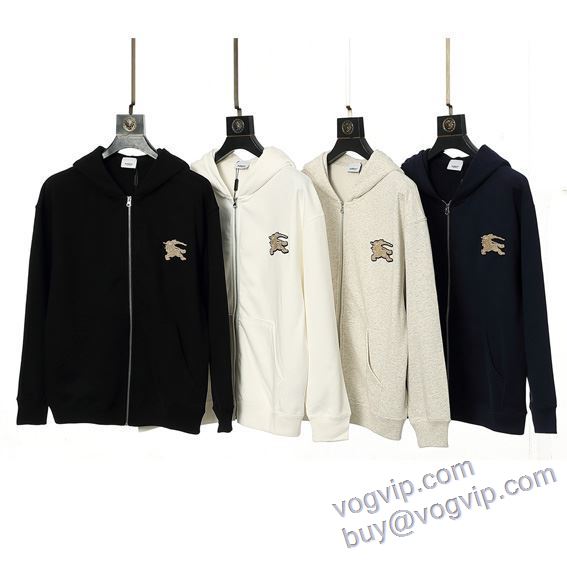 バーバリー BURBERRYスーパーコピー 2024最新入荷 パーカー 4色可選 今買い◎得