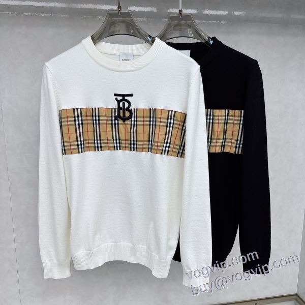 高評価の人気品 バーバリー BURBERRY ニット セーター 2色可選 スーパーコピー 2024秋冬季
