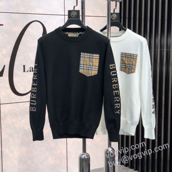 ニット セーター バーバリー 肌触りのいい BURBERRY ブランドスーパーコピー 激安専門店 2024お得100%新品 2色可選