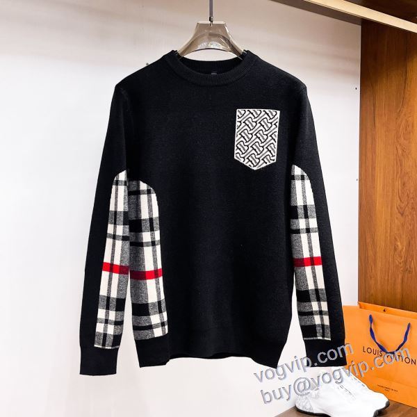 主役になる存在感 バーバリー BURBERRY 2024爆買い新作 業界高品質スーパーコピー ニット セーター