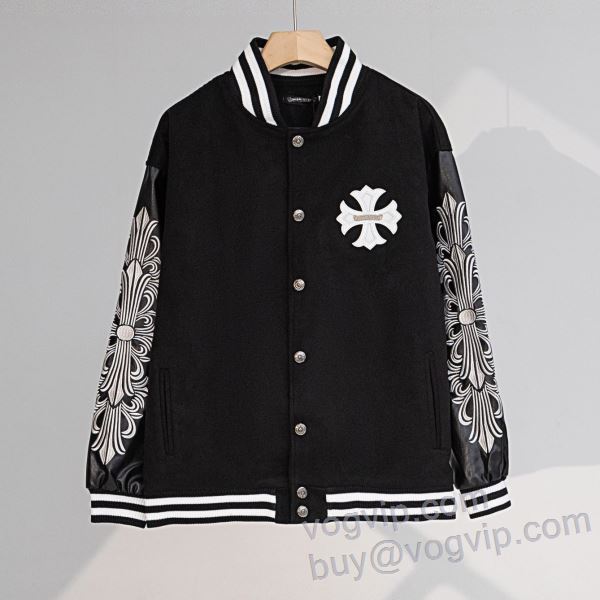 お洒落自在 ブルゾン 野球ウェア クロムハーツ CHROME HEARTS 2024お買い得高品質 着心地 の良い スーパーコピー