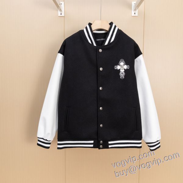 大人気アイテム！入手困難 クロムハーツ CHROME HEARTS 2024品質保証新作 ブルゾン 野球ウェア スーパーコピー信用できるサイト