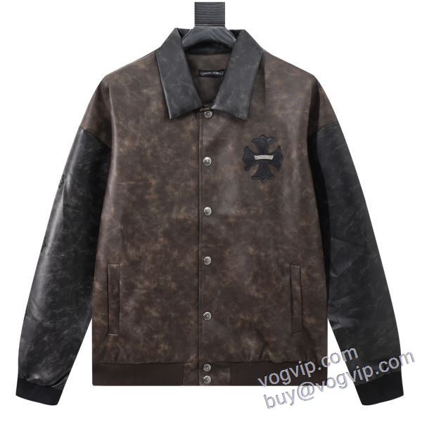 2024新商品 落ち着いた質感 クロムハーツ CHROME HEARTS ブルゾン 野球ウェア スーパーブランドコピー品質保証