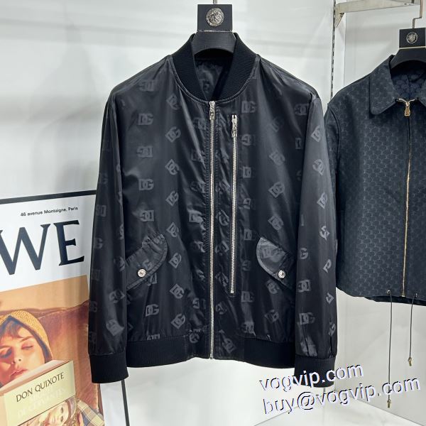 サイズ豊富 ドルチェ&ガッバーナ カジュアル 冬服 通勤 Dolce&Gabbanaブランド コピー 2024新款 ブルゾン
