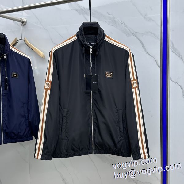 コピー 商品 販売 2024 超激得品質保証 ブルゾン 3色可選 ドルチェ&ガッバーナ Dolce&Gabbana コート 春アウター 無地 防風 防寒着