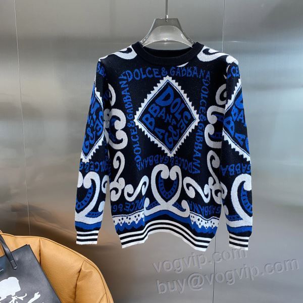 ドルチェ＆ガッバーナ Dolce&Gabbanaスーパーコピー ニット 肌触りの良い柔らかな質感 セーター 2024お買い得新作 人気商品