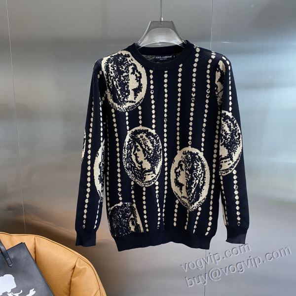 Dolce&Gabbana 偽物ブランド 2024爆買いセール 強い魅力を感じる一枚 ドルチェ&ガッバーナ ニット セーター