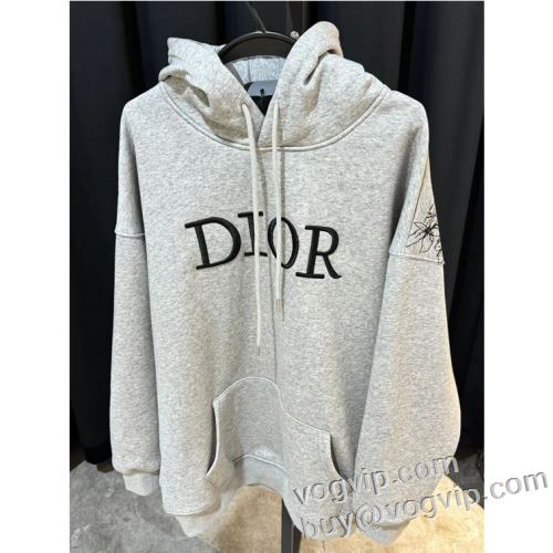 極上の着心地 DIOR ディオール 2024春夏 パーカー ブランドスーパーコピー かっこいい ライダース 保温 ビジネス スリム