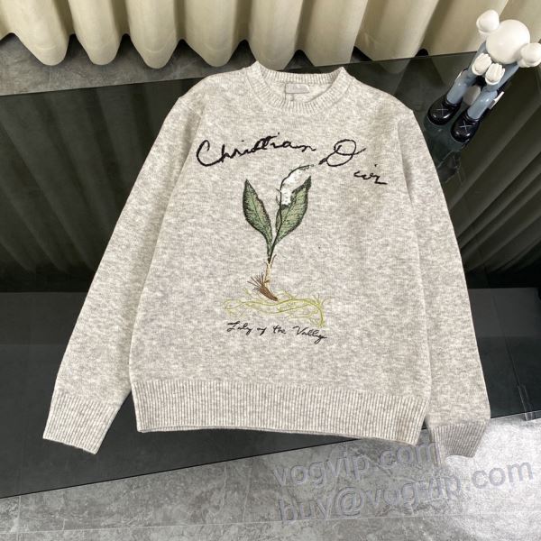 高級感溢れるデザイン 2024新作入荷格安 vogブランド コピー 優良店 ディオール DIOR ニット セーター 着心地 の良い