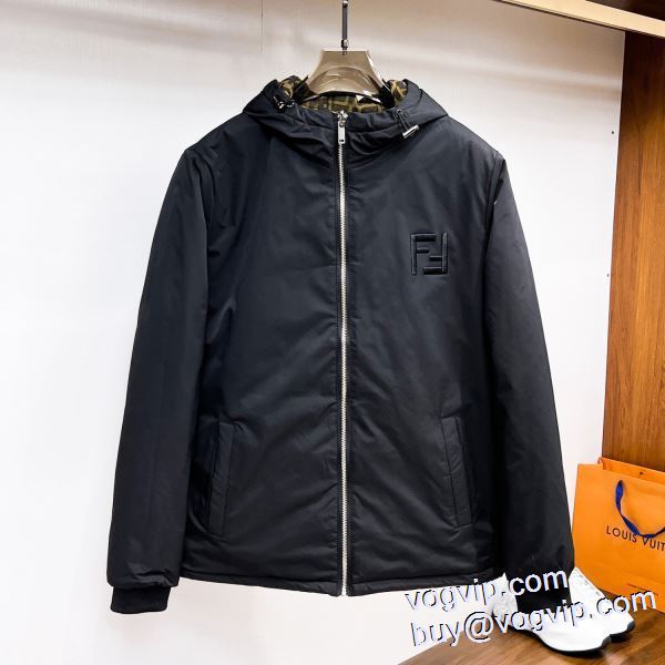 今買い◎得 FENDI偽物ブランド フェンディ 2024新作登場 素敵 シンプル カジュアル 冬服 通勤 ブルゾン トレンチコート