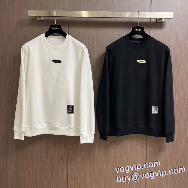 ジバンシィ 人気 ランキング GIVENCHYコピーブランド プルオーバーパーカー 程よい厚みとさらりと優しい着心地なので秋から冬 2色可選 2024お買い得大人気