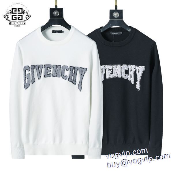 大人キレイに仕立てる ジバンシィ GIVENCHY ブランドコピー激安販売屋 ニット セーター 2色可選 春秋 新作 シンプル オシャレ ファッション 2024秋冬新作