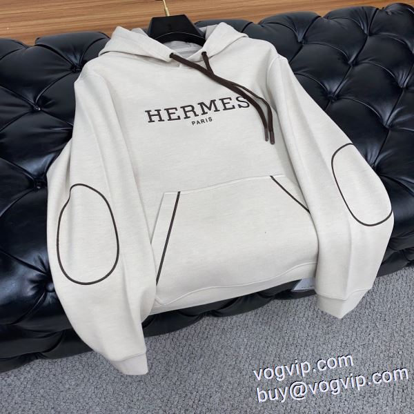 シックスタイルに活躍 VOGコピー エルメス HERMES パーカー おしゃれさ抜群パーカー 2024高級品 通販