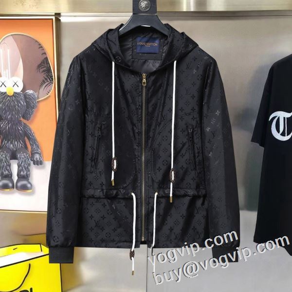 魅力的 ルイ ヴィトン LOUIS VUITTON 人気スーパーコピーブランド ブルゾン コート 防寒 仕事用 長袖 おしゃれ 秋冬 2024秋冬季新作