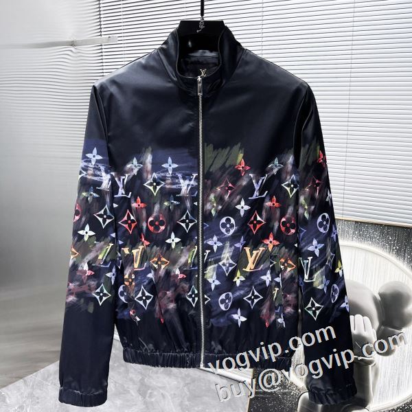 売れ筋のいい ルイ ヴィトン LOUIS VUITTON ブランド コピー 販売 2024秋冬季新作 ブルゾン 防寒 保温 春 秋 冬 人気 カジュアル コート