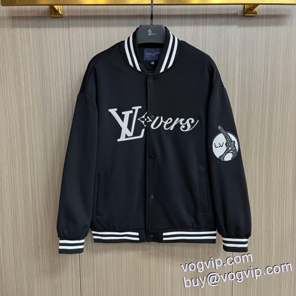 10年保証 日本未発売 LOUIS VUITTON ルイ ヴィトン 2024数量限定定番 ブルゾン 程よい厚みとさらりと優しい着心地なので秋から冬 ブランドスーパーコピー 激安専門店