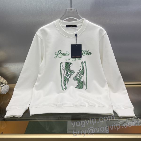 コスパ最高のプライス コピー 商品 販売 ルイ ヴィトン LOUIS VUITTON プルオーバーパーカー 2024人気セール新作 肌触り柔らかく