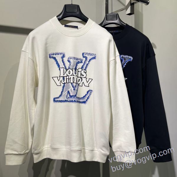 スタイリッシュ ルイ ヴィトン 2色可選 LOUIS VUITTONコピー 2024お買い得新作 個性的なデザ プルオーバーパーカー