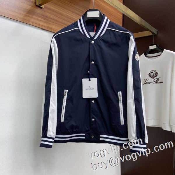人気商品登場 モンクレール MONCLER ブランドコピー ロングシーズン着用できる程よい厚み 2色可選 2024激安大特価得価 ブルゾン ジャケット コート