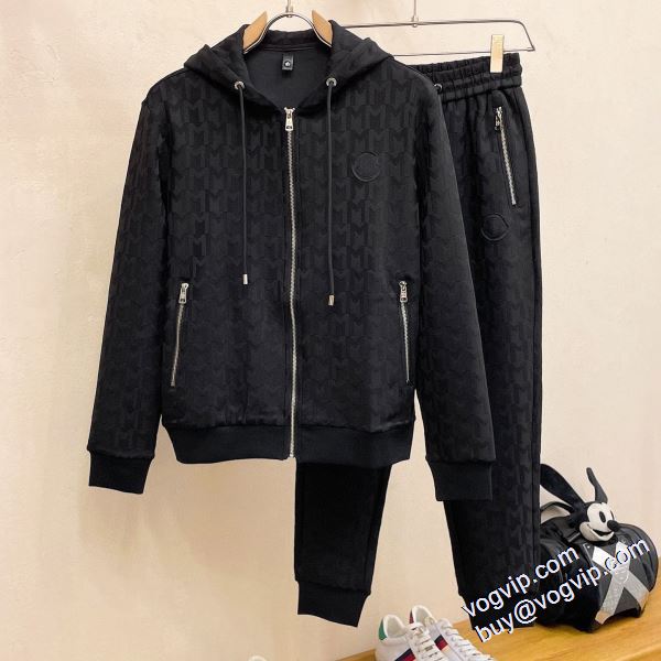 大人の個性を 2024驚きの破格値安い モンクレール MONCLER スーパーコピー 優良サイト ジャージセット 上下セット 2色可選