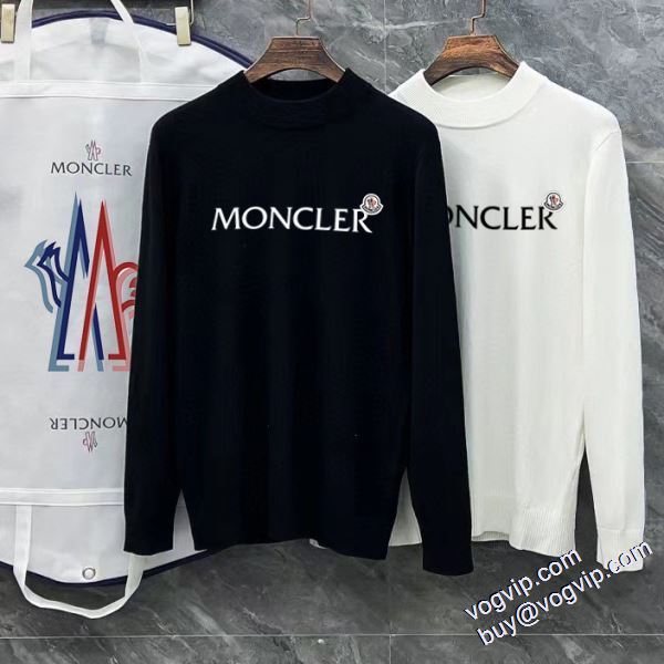 SALE!今季 ニットセーター 2色可選 モンクレール MONCLER 2024爆買い格安 業界高品質スーパーコピー