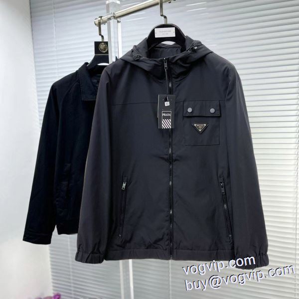上質 プラダ 2024HOT品質保証 ブルゾン ランキング商品 春服 秋服 新生活 おしゃれ PRADAブランド 偽物 通販