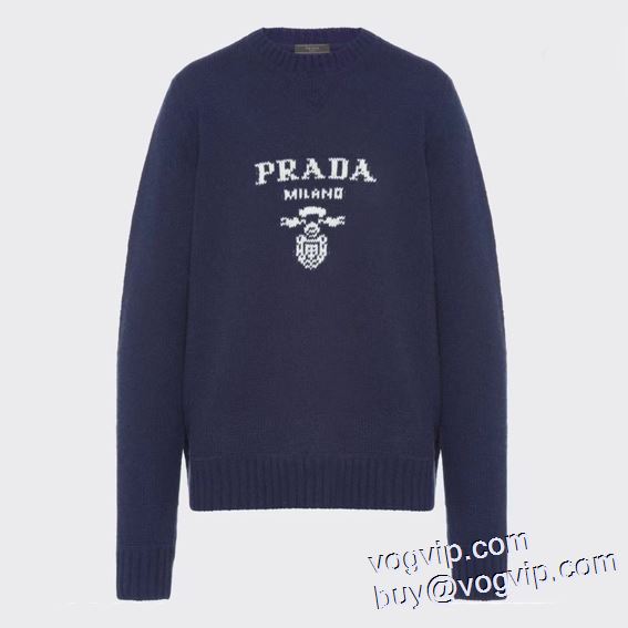 プラダ PRADAブランド 偽物 通販 ニット セーター 2色可選 肌触りの良い柔らかな質感 2024秋冬新作 絶大な人気を誇る