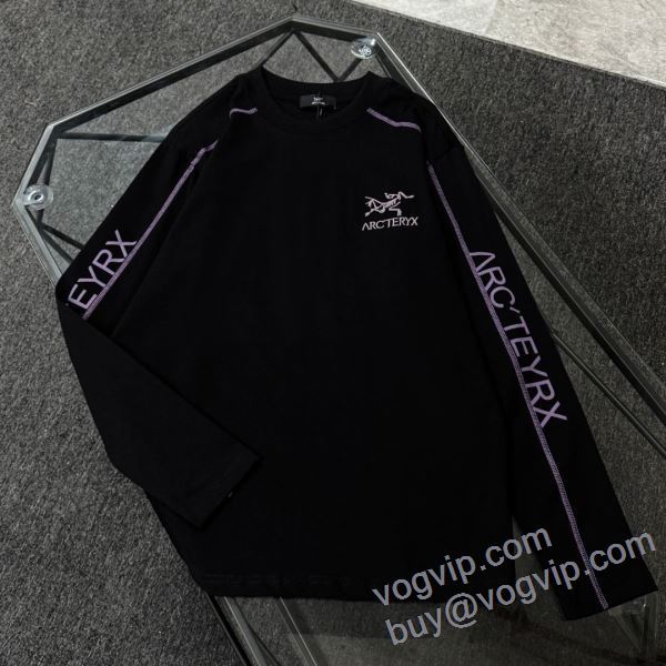 2025年モデル入荷 アークテリクス ブランド 偽物 通販 豊富なサイズ CTSARC005 長袖Tシャツ 2色可選