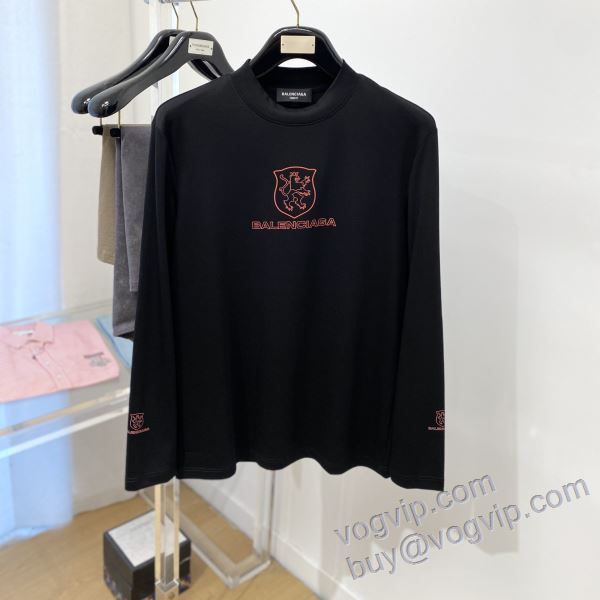 BALENCIAGAコピー ブランド CTSBAL015 長袖Tシャツ 2025品質保証高品質 バレンシアガ 2色可選 もっとも高い人気を誇る